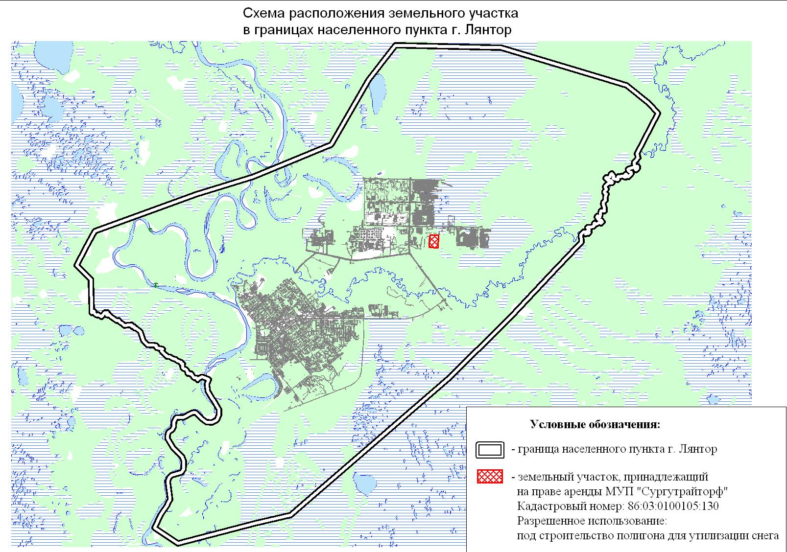 Лянтор карта города