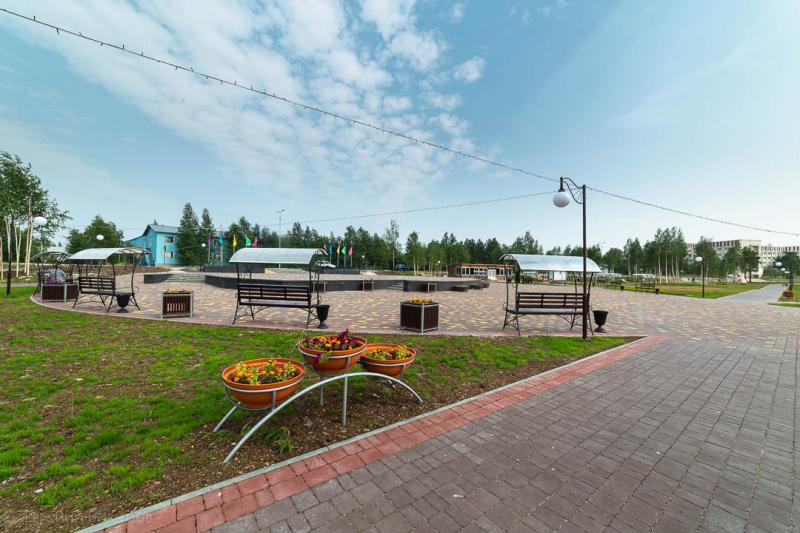 Городской парк по улице Набережная